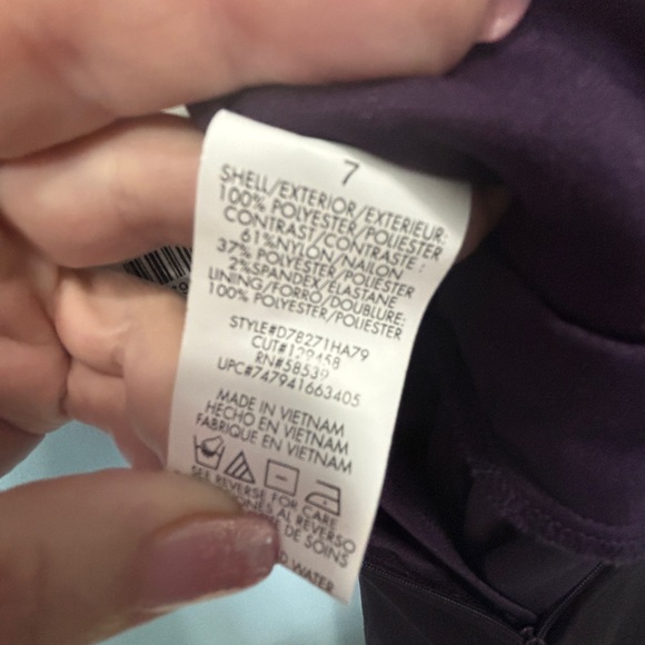 “Speechless” (Nordstrom) purple baby doll party dress size 7 NWT - Picture 6 of 8